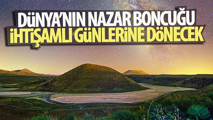Dünya'nın nazar boncuğu Meke gölü can suyuna kavuşuyor