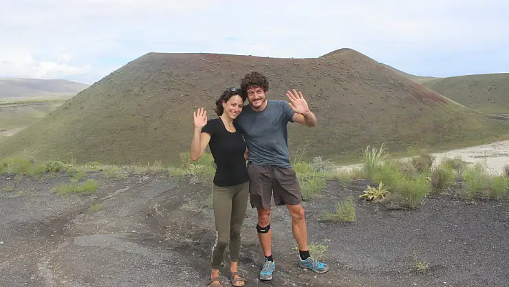 Dünyayı gezen Fransız çift Konya'da