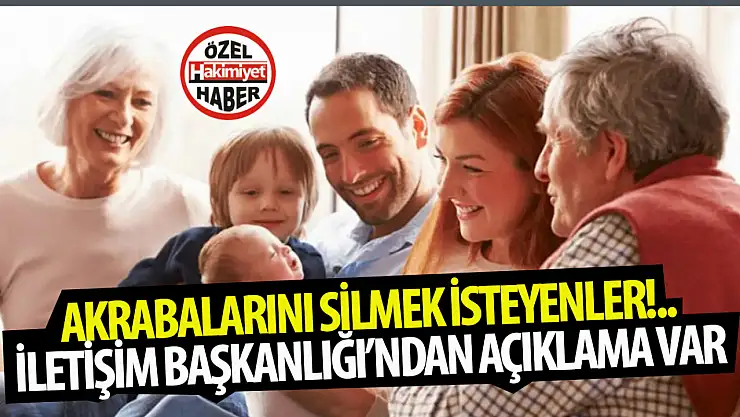 E Devlet Akraba Silme Özelliği, Nasıl Yapılır? 2024