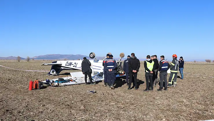 Eğitim uçağı kazasıyla ilgili açıklama