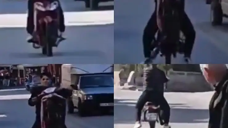 Ehliyetsiz motosiklet süren şahsa rekor ceza kesildi!