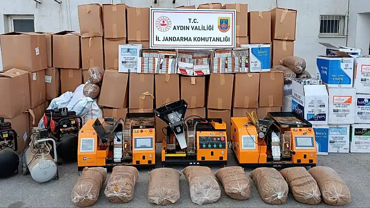Ekipler tarafından kaçak sigara operasyonu