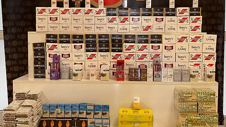 Ekipler tarafından kaçak sigara ve tütün ele geçirildi