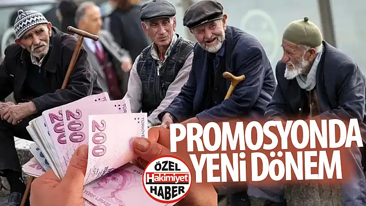 Emekli promosyonlarında yeni dönem başlıyor!