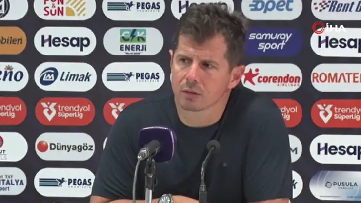 Emre Belözoğlu: 'Hedefimiz 45-55 puan bandı arasında yer almak'