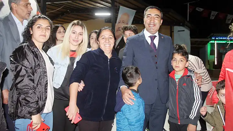 Ercan mahalle gezilerine devam ediyor