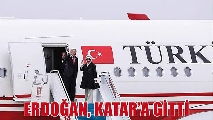 Erdoğan, Katar'a gitti