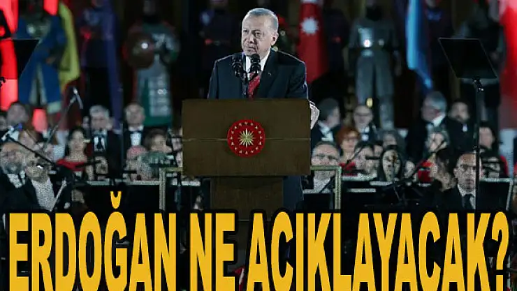Erdoğan ne açıklayacak?