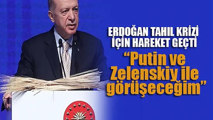 Erdoğan tahıl krizi için hareket geçti