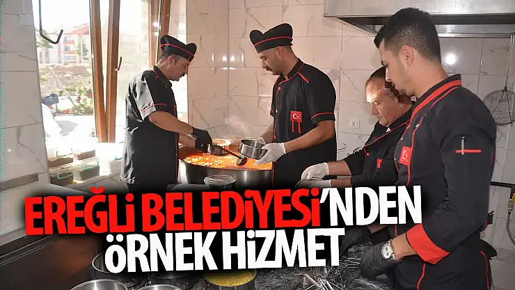 Ereğli Belediyesi Aşevi'nden İhtiyaç Sahiplerine Yemek Hizmeti