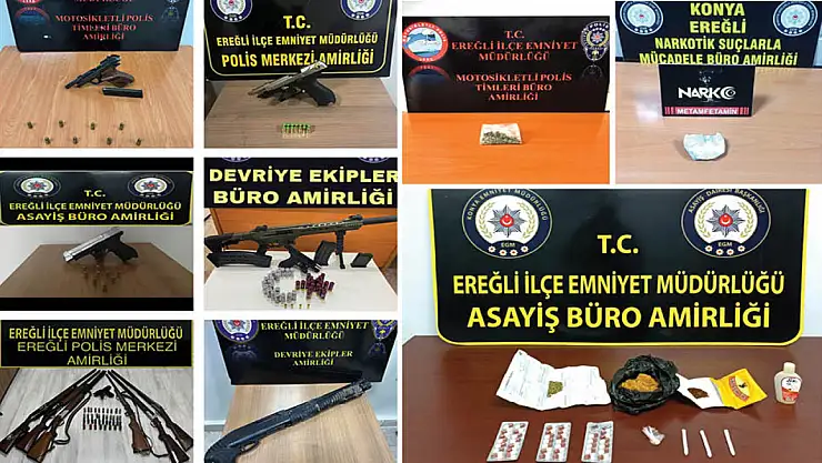 Ereğli'de Emniyet Ve Jandarma Suçlara Göz Açtırmıyor: Halk Rahat Nefes Alıyor!
