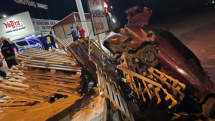 Ereğli'de kaza: Sürücü yaralandı!