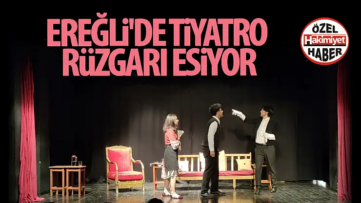Ereğli'de Tiyatro Rüzgârı: 'Bir Çehov Masalı: Bir Evlilik Teklifi & Ayı' Seyirciyle Buluşuyor