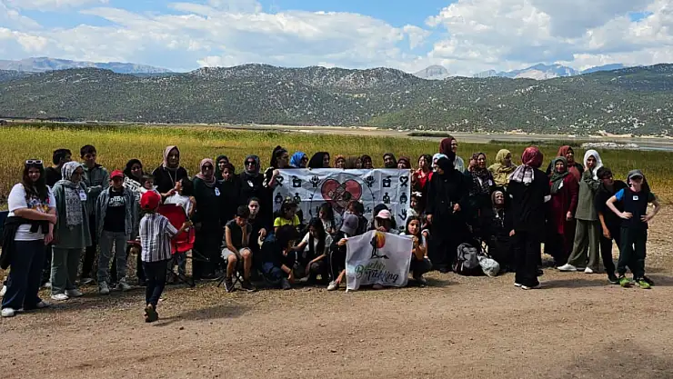 Filistinli çocuklar Beyşehir'de doğa etkinliğinde bir araya geldi!