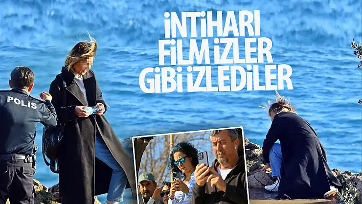 Film izler gibi izleyip cep telefonları ile kaydettiler