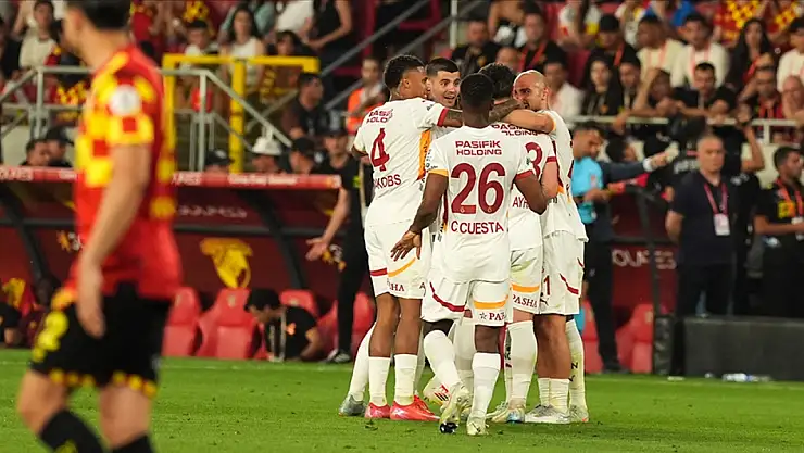 Galatasaray deplasmanda Göztepe'yi 2 golle geçti