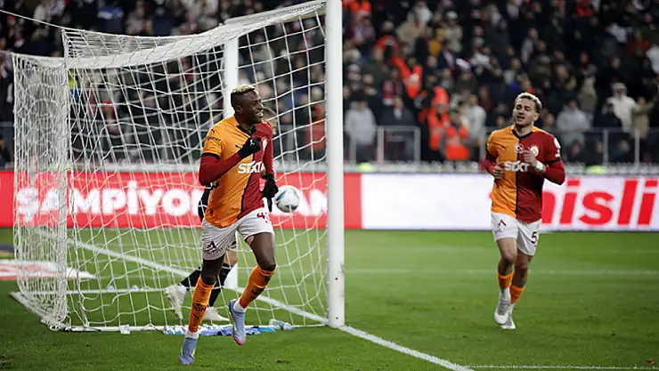 Galatasaray, Samsunspor deplasmanında hata yapmadı