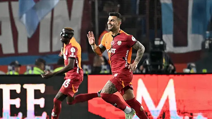 Galatasaray, Trabzon'da kritik galibiyetle zirve yarışını sürdürdü