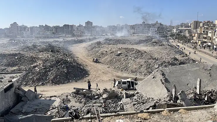 Gazze'de çöp dağları: Çeyrek milyon tonluk kriz büyüyor