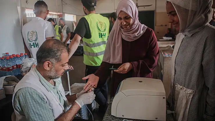 Gazze'de kan bağışı kampanyası başlatıldı
