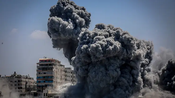 Gazze'deki 'Harmony Kulesi' bombalandı