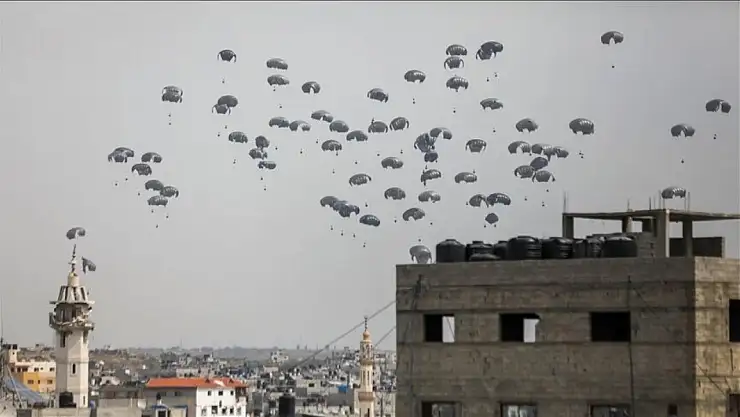 Gazze Şeridi'nin kuzeyine insani yardım gerçekleştirildi
