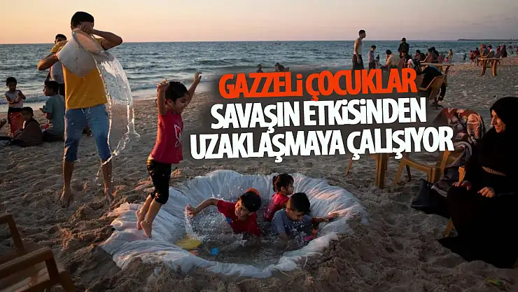 Gazzeli çocuklar savaşın etkisinden uzaklaşmaya çalışıyor