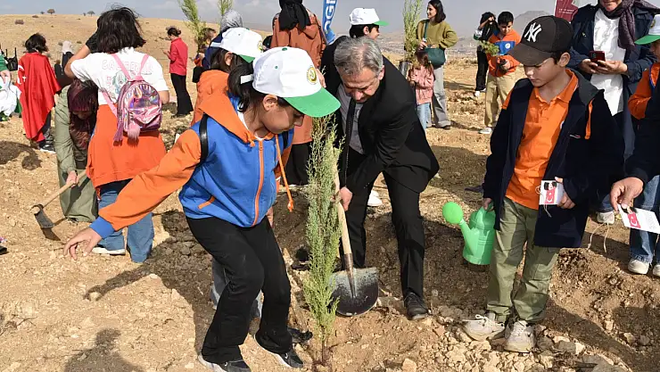 Geleceğin ormanları bugün Konya'da filizlendi