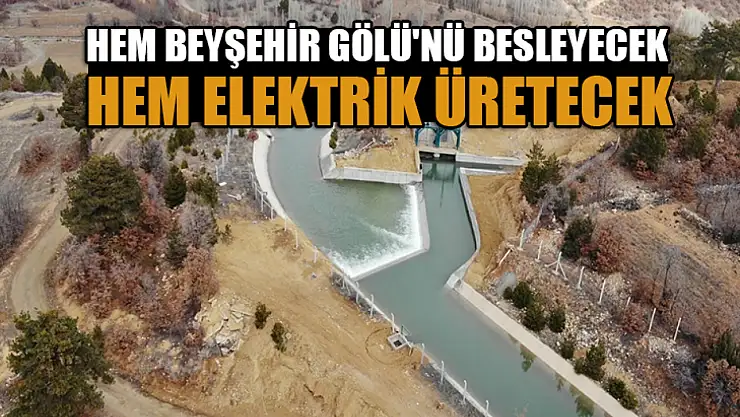 Gembos hem gölü besleyecek hem elektrik üretecek