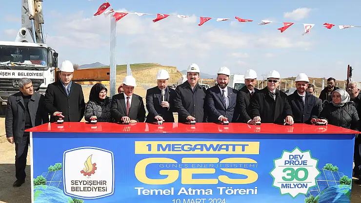 GES'in temel atma programına katıldı