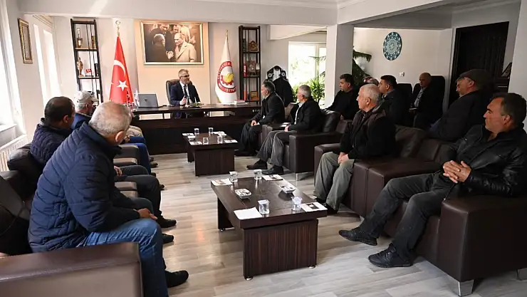 Gevrekliler Başkan Ustaoğlu'nu ziyaret etti