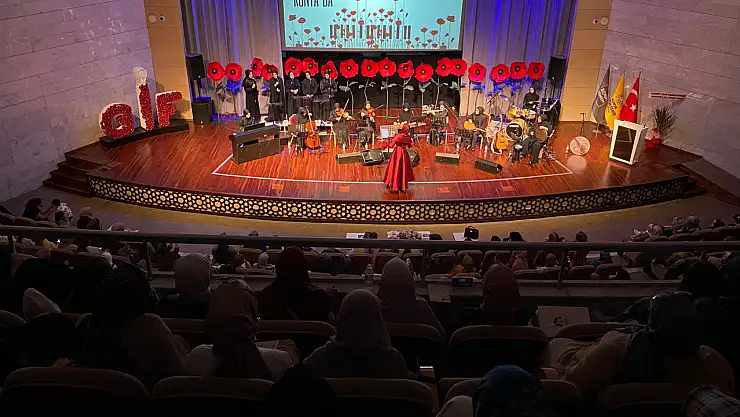 GIF Orkestrası Konya'da kadınlara unutulmaz bir akşam yaşattı