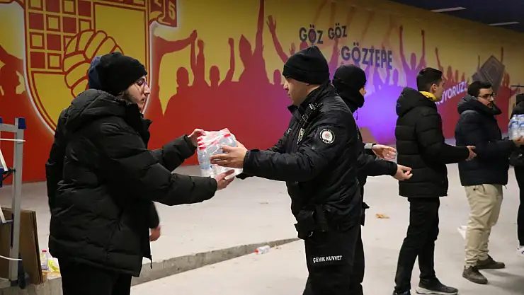 Göztepe'den deprem bölgesine 5 otobüs