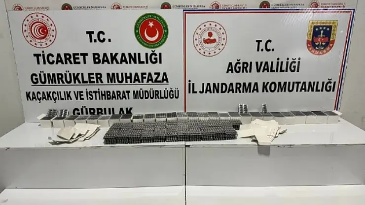 Gümrük kaçağı sigara operasyonu düzenlendi