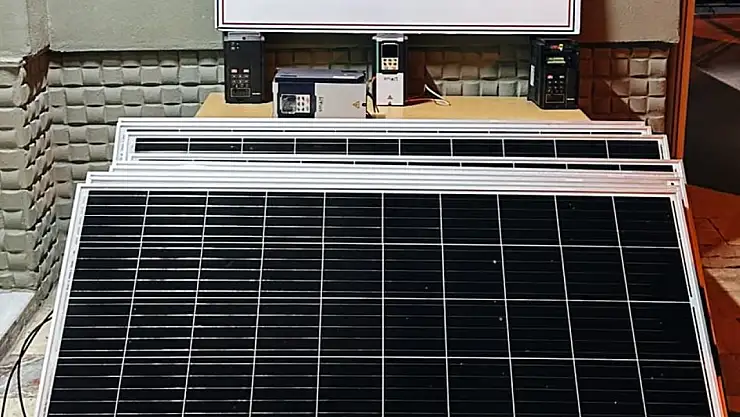 Güneş paneli hırsızı yakalandı