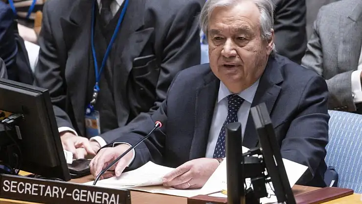 Guterres: Gazze'de büyük bir insani felaket yaşıyor