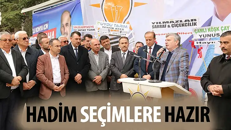 Hadim'de AK Parti Seçim Koordinasyon Merkezi açıldı!