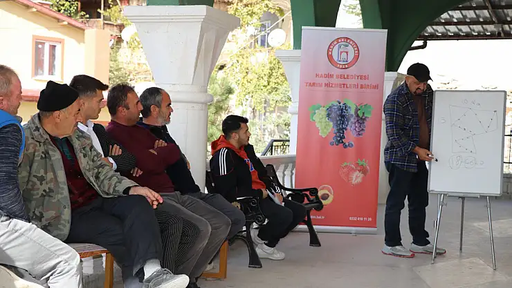 Hadim'de çiftçiler için Bilgi Buluşmaları devam ediyor