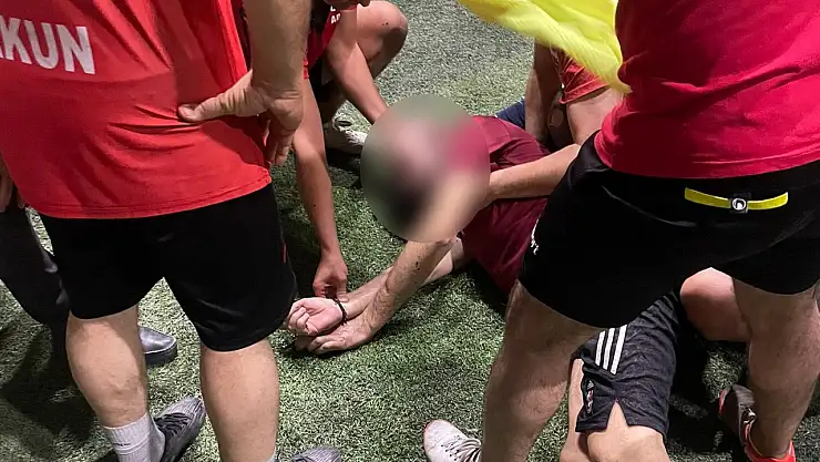 Halı saha maçı faciaya yol açtı