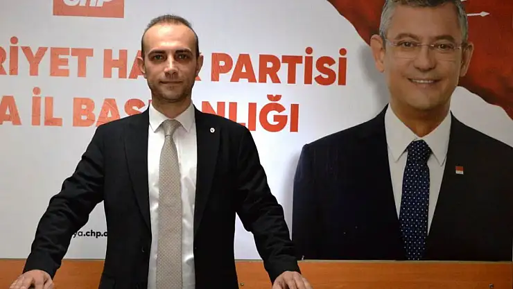 Halil Erdem Erdem, CHP Meram İlçe Başkanlığı'na adaylığını açıkladı
