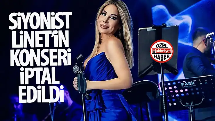 Hamas'a 'katil' diyen siyonist Linet'in konseri iptal edildi!