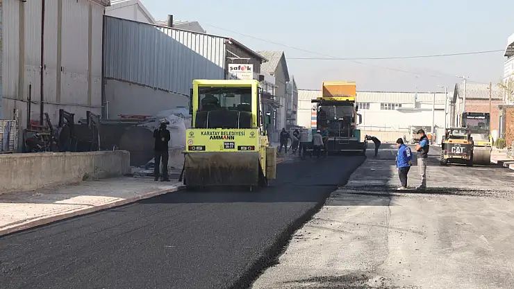 Hasan Kılca 'Sanayi bölgelerimizin asfalt çalışmalarına önem veriyoruz'