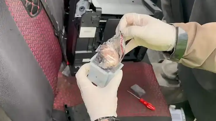 Hassas burun uyuşturucuyu böyle buldu