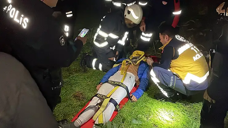 Hatay'da kovalamaca sırasında istinat duvarından düşen hırsızlık zanlısı yaralandı