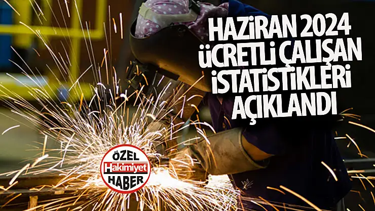 Haziran 2024 Ücretli Çalışan İstatistikleri Açıklandı