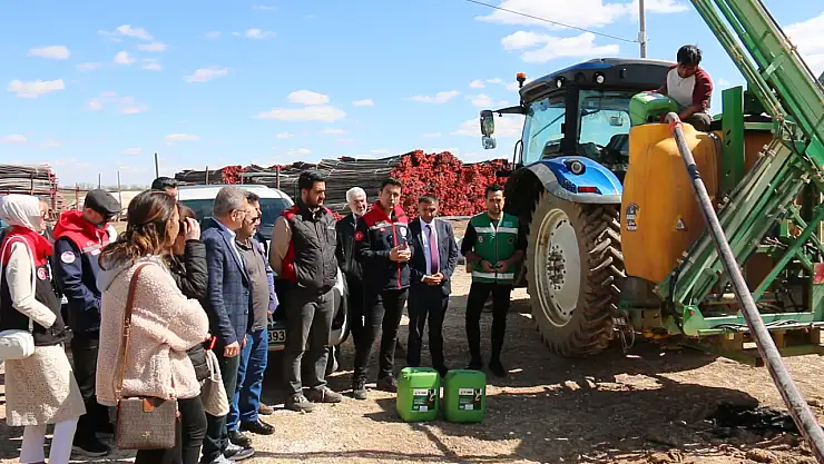 Hümik asit Konya'da toprakla buluştu