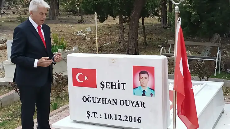 Hüyük'te şehitlikler ziyaret edildi!
