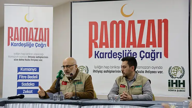 İHH Konya Şubesi'nden Ramazan 2025 seferberliği: Milyonlarca ihtiyaç sahibi için yardım eli uzatılıyor