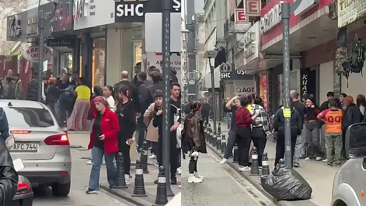 İki grup birbirine girdi: Polis Biber gazıyla müdahale etti