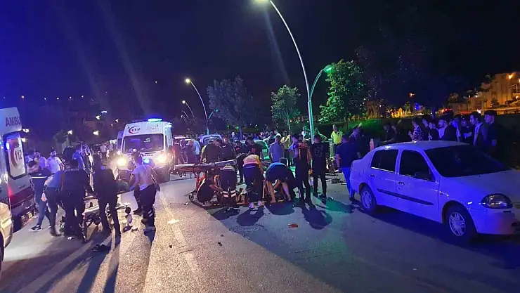 İki motosiklet kafa kafaya çarpıştı: 2 ölü